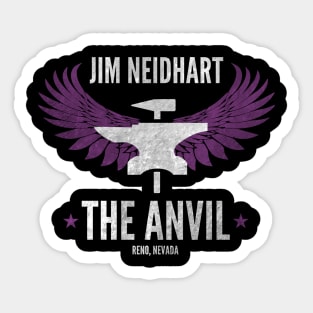 The Anvil T-Shirt Black Distressed Sticker